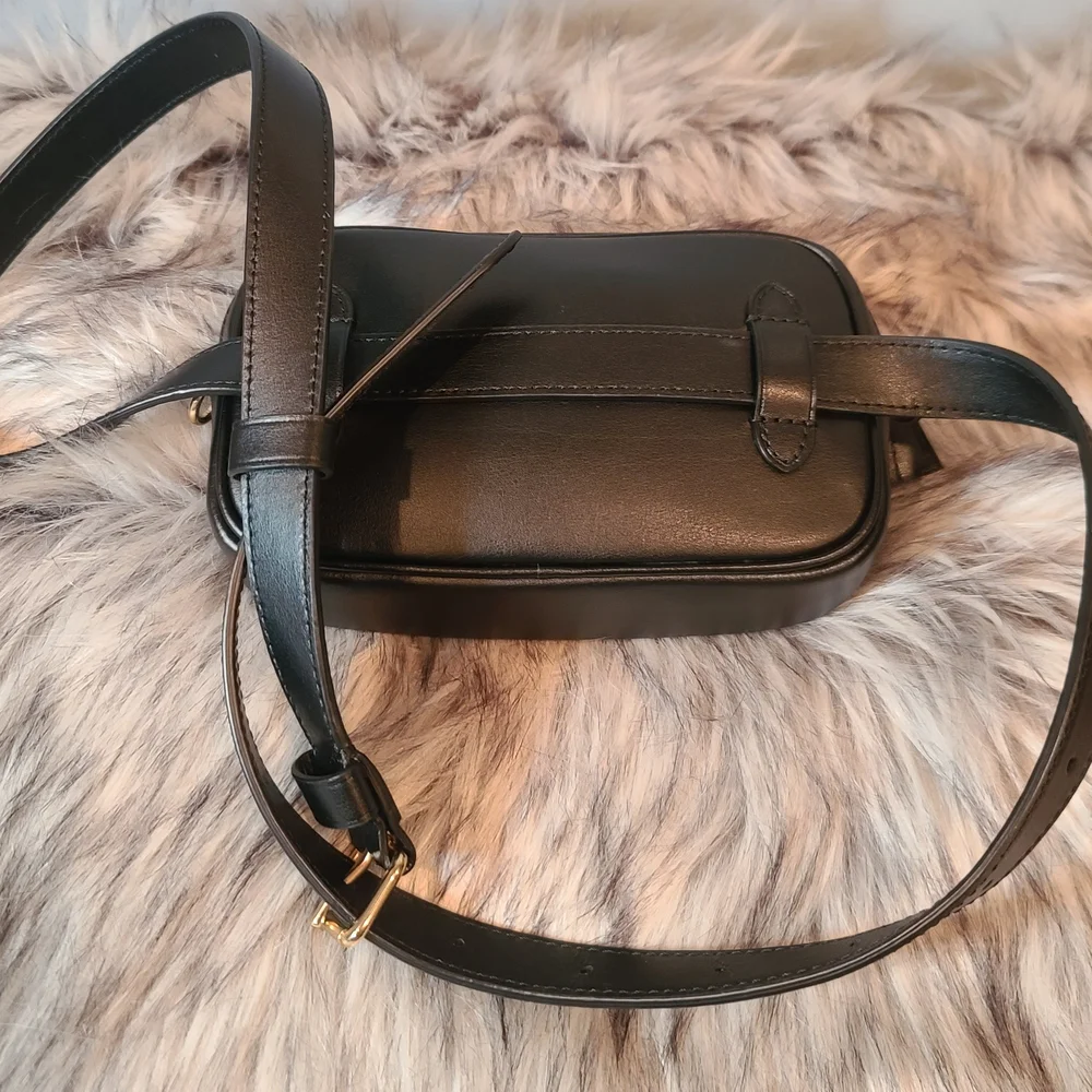 Coach Black Quilted Leather Convertible Crossbody Bag - Picture 3 of 7